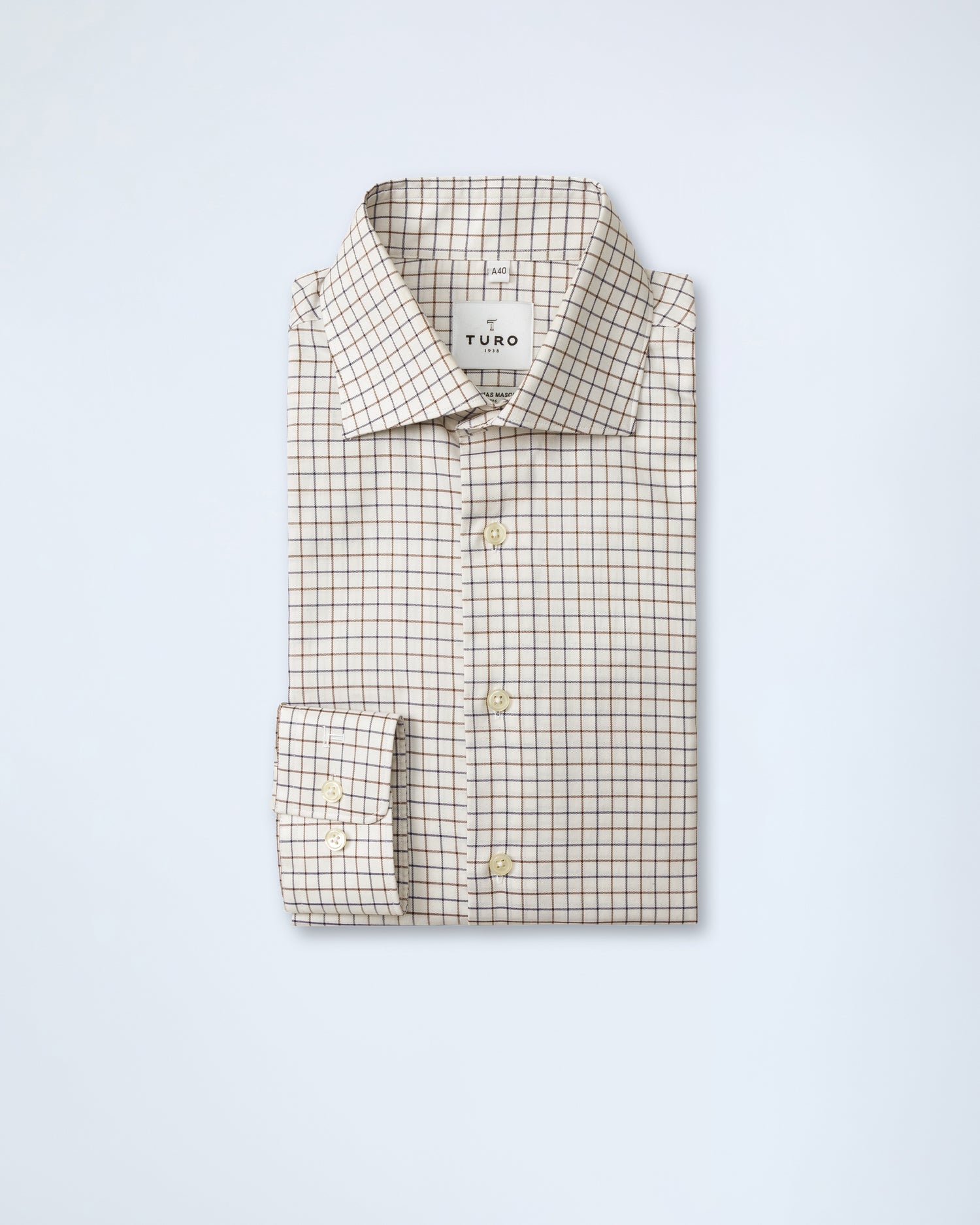 Cotton Shirt with Tattersall Check (9412871553354)