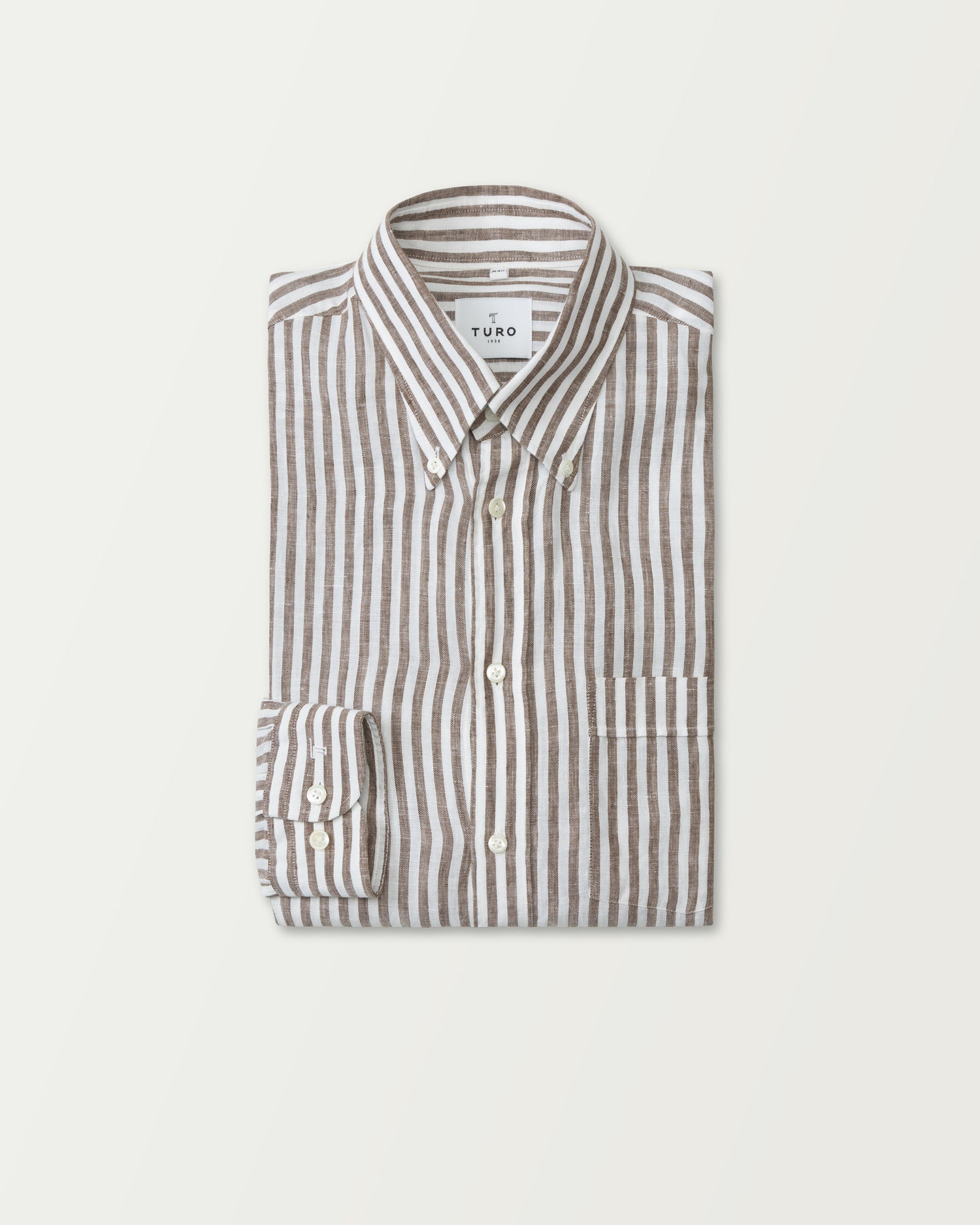 Blue & White Stripe Linen Shirt – Turo