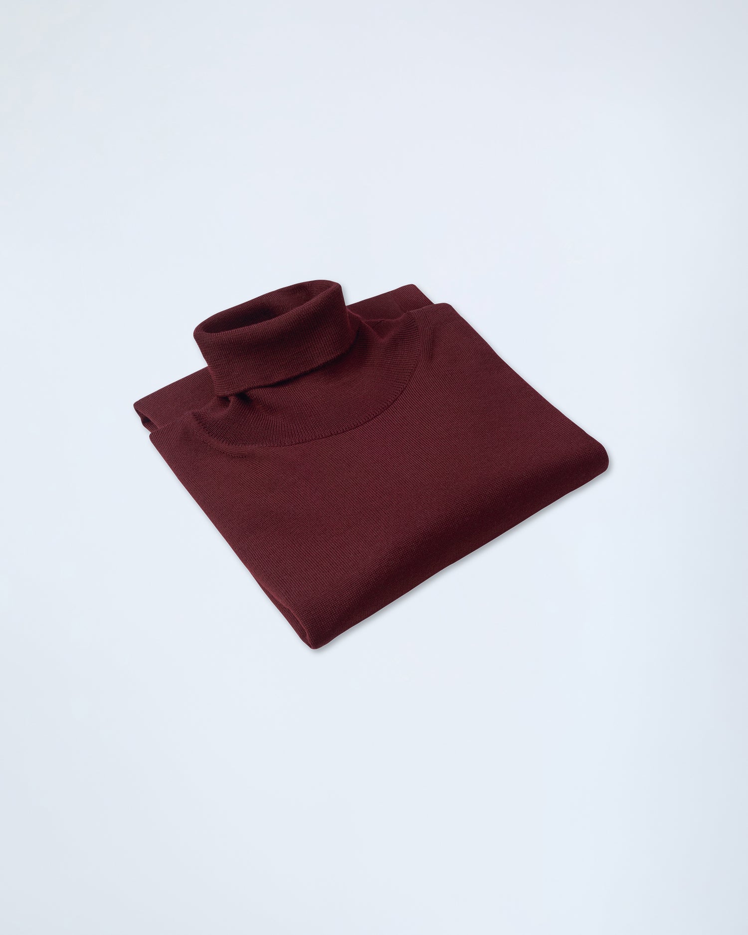 Premium Merino Rollneck in Burgundy (6656411140158)