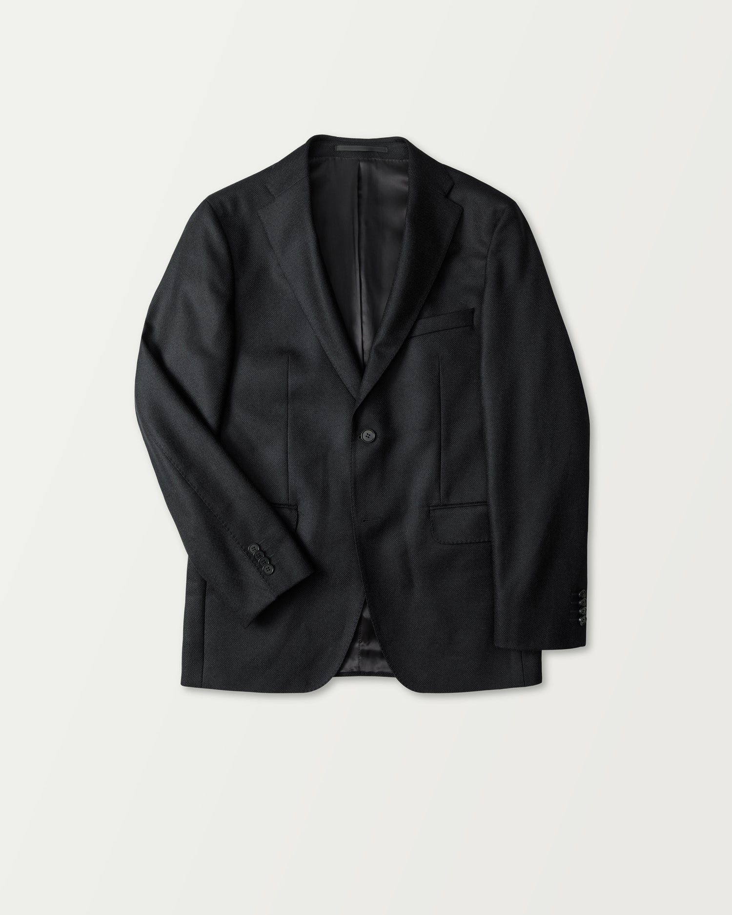 Black Blazer in Wool (9394696094026)