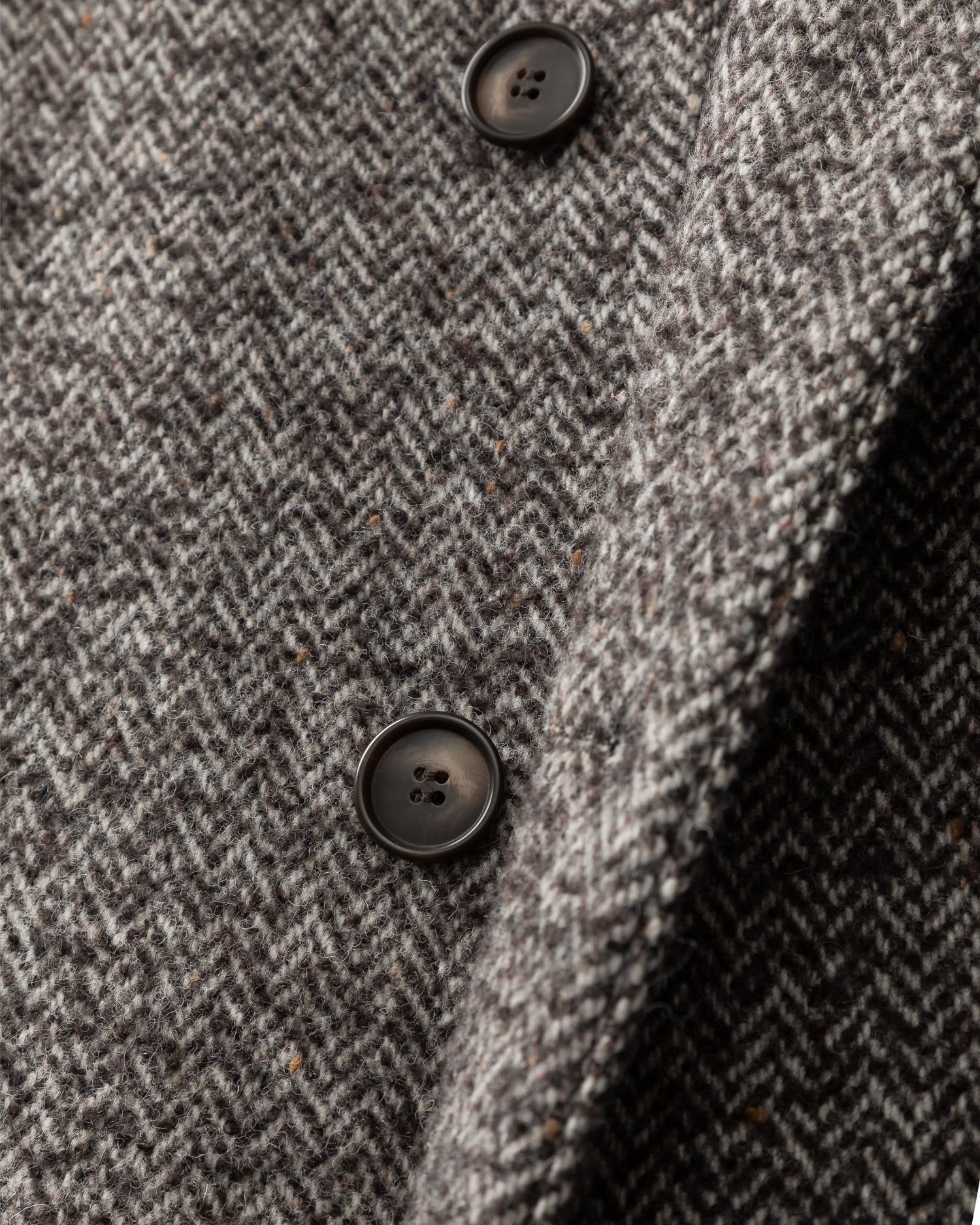 Overcoat in Brown Herringbone (9394929041738)