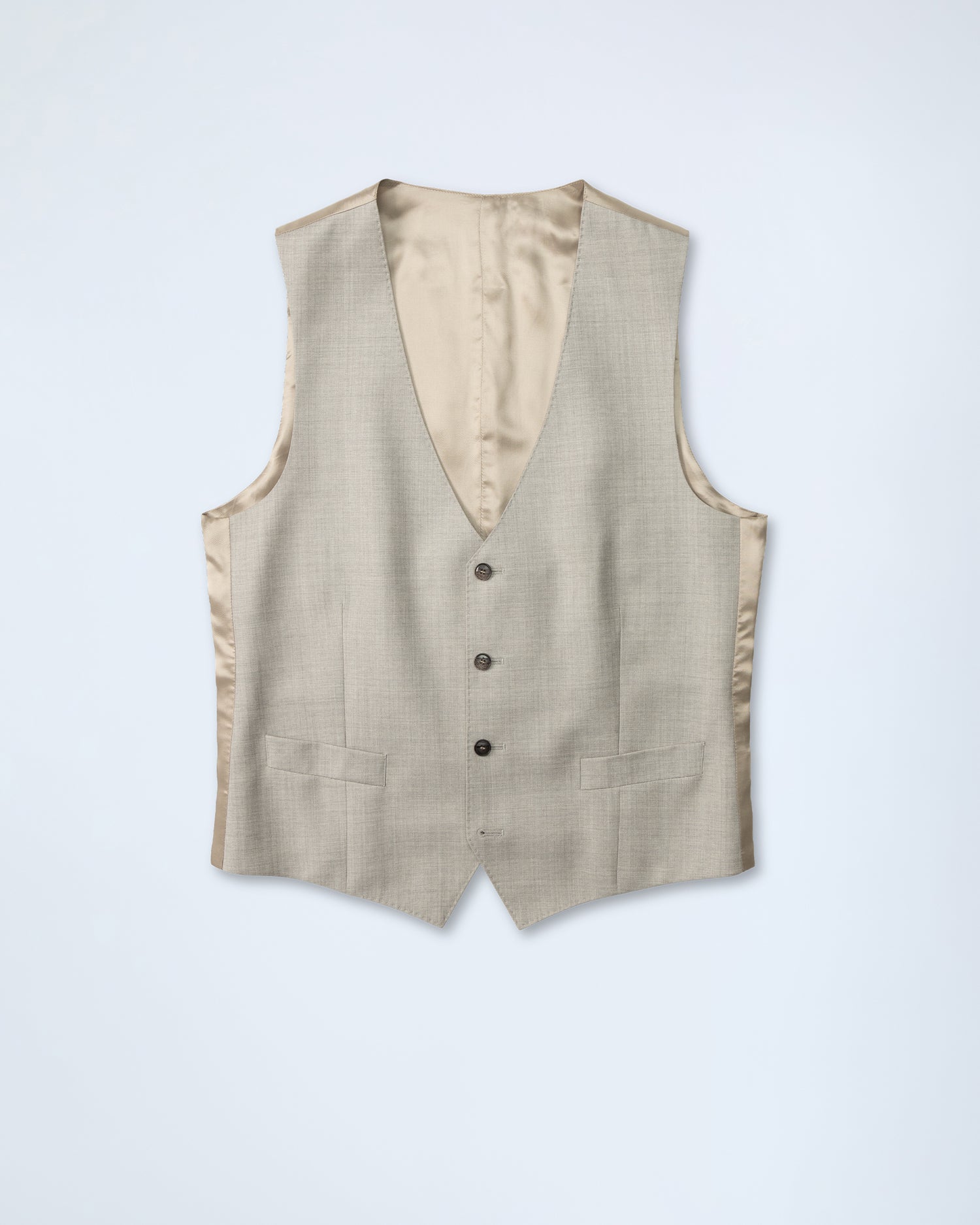 Champagne Premium Wool Waistcoat (9649996562762)