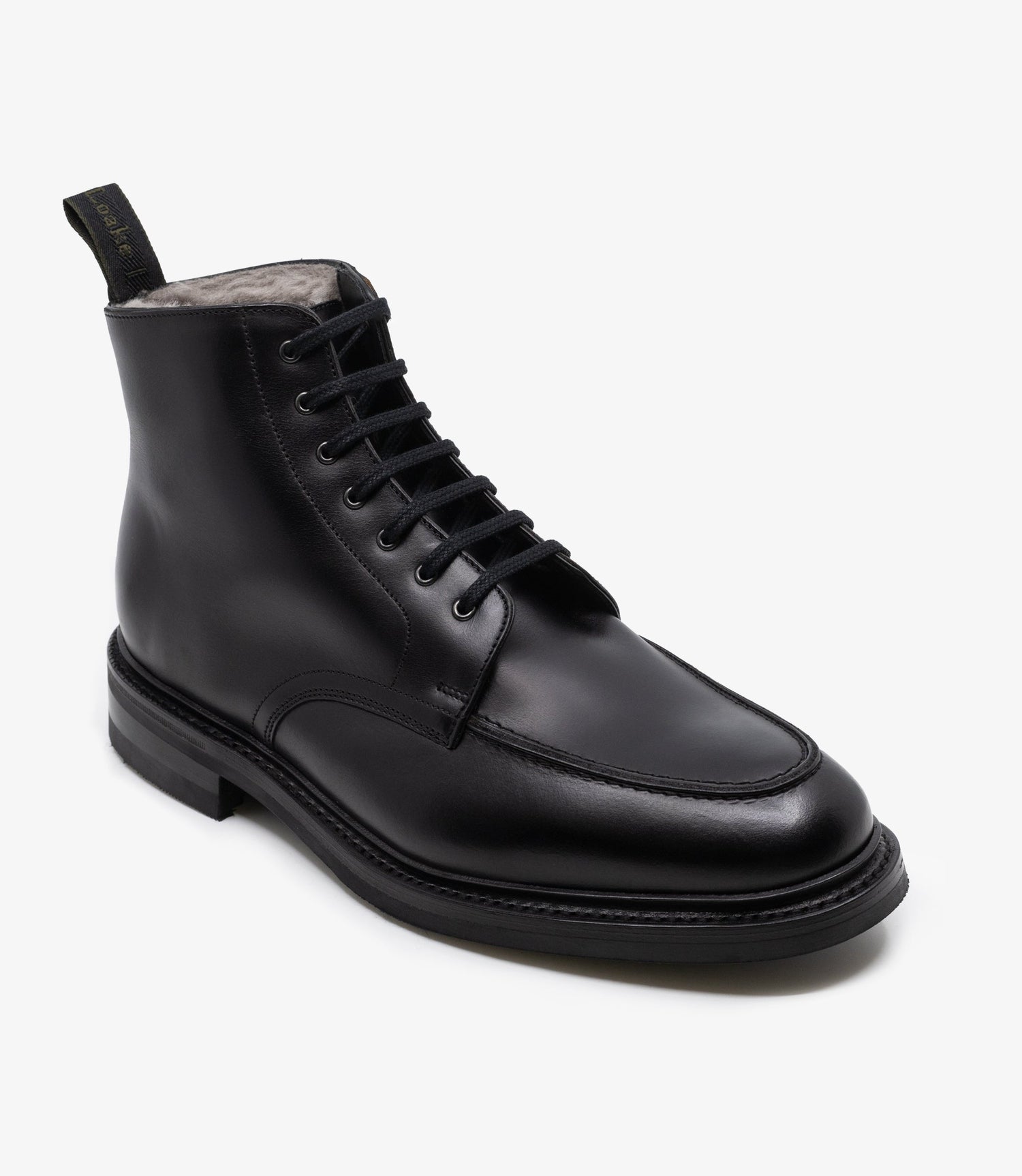 Waxy Leather Boots in Black by Loake (9541870616906)