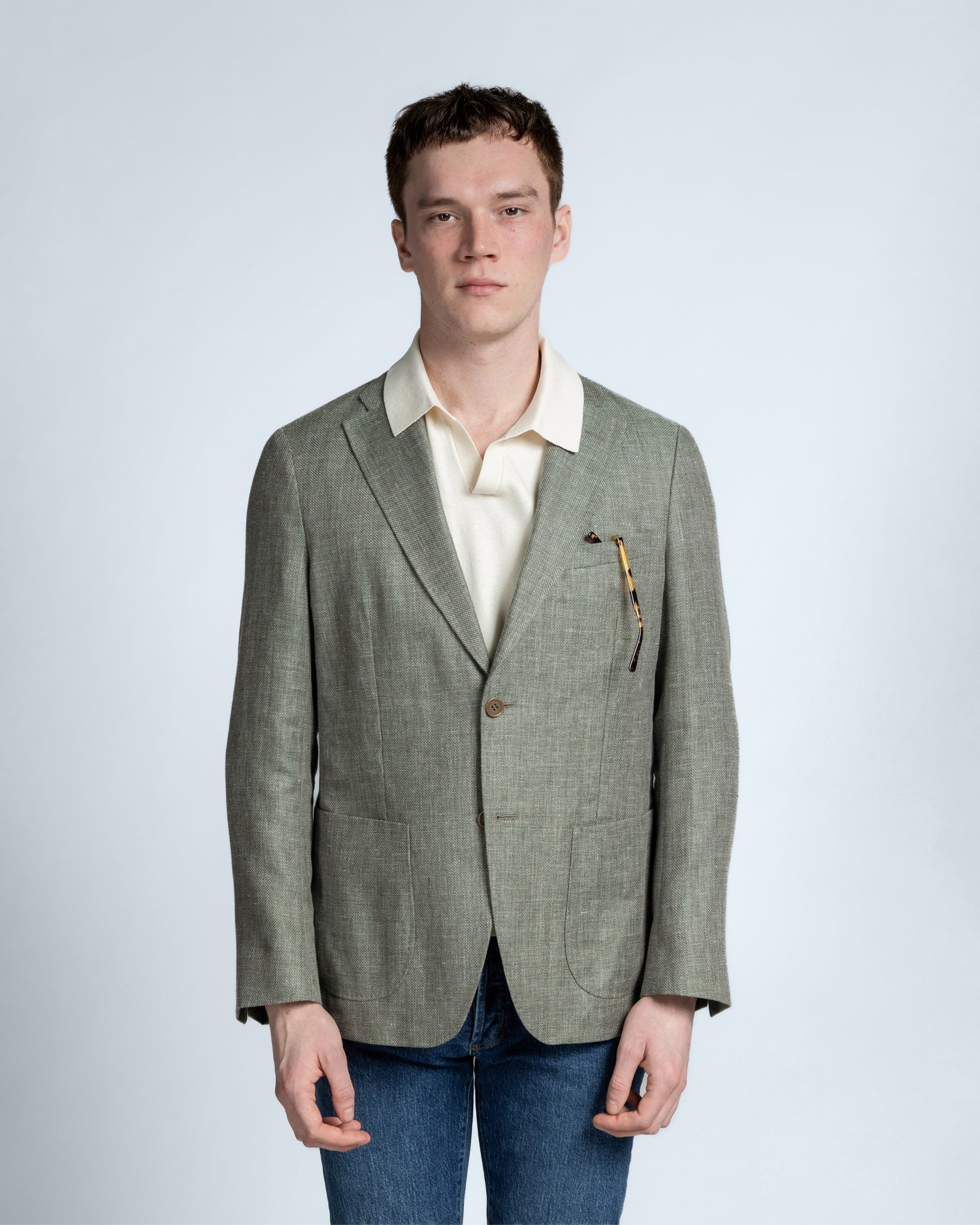 Casual Summer Jacket in Green (10017364902218)