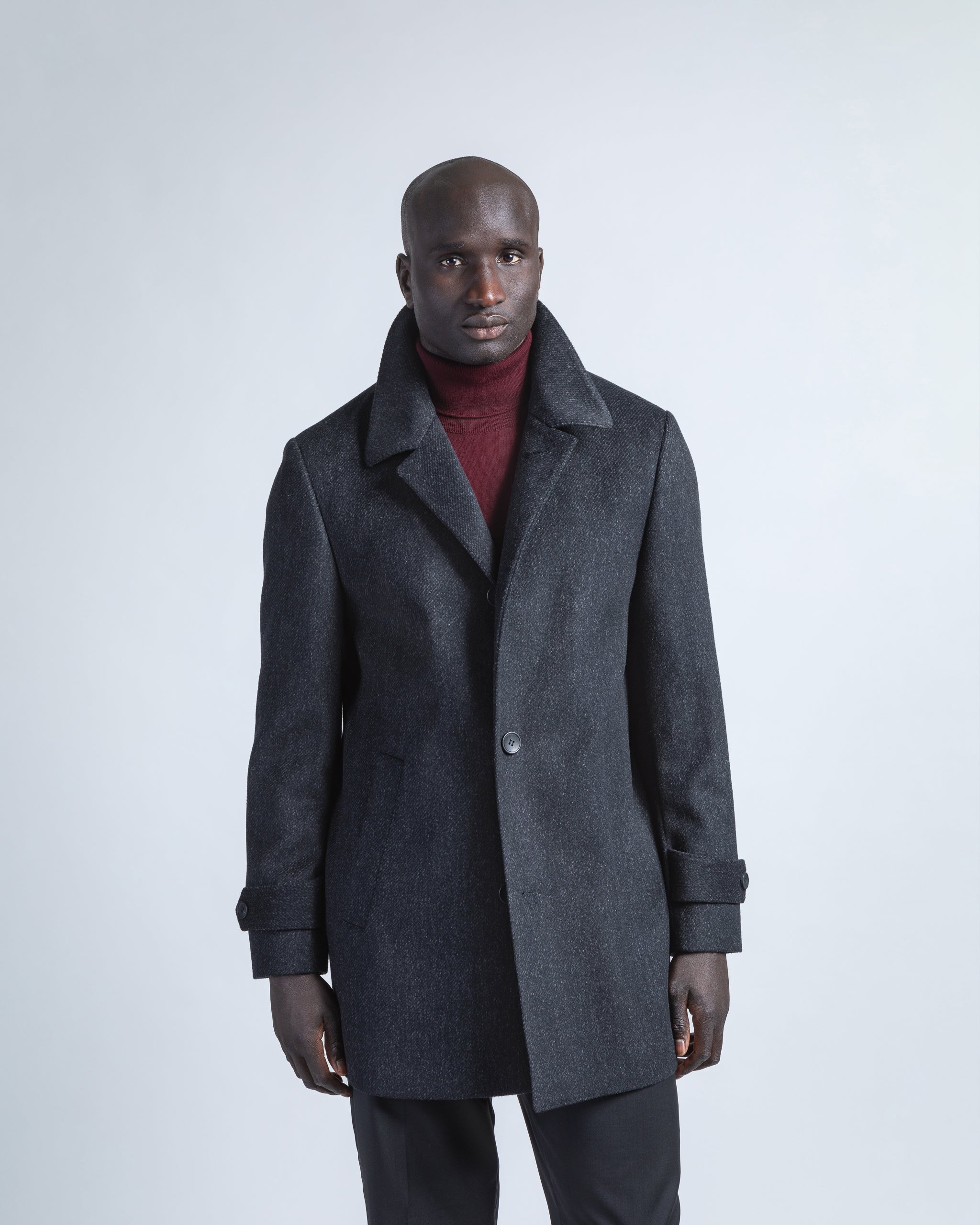 Charcoal casual coats hotsell