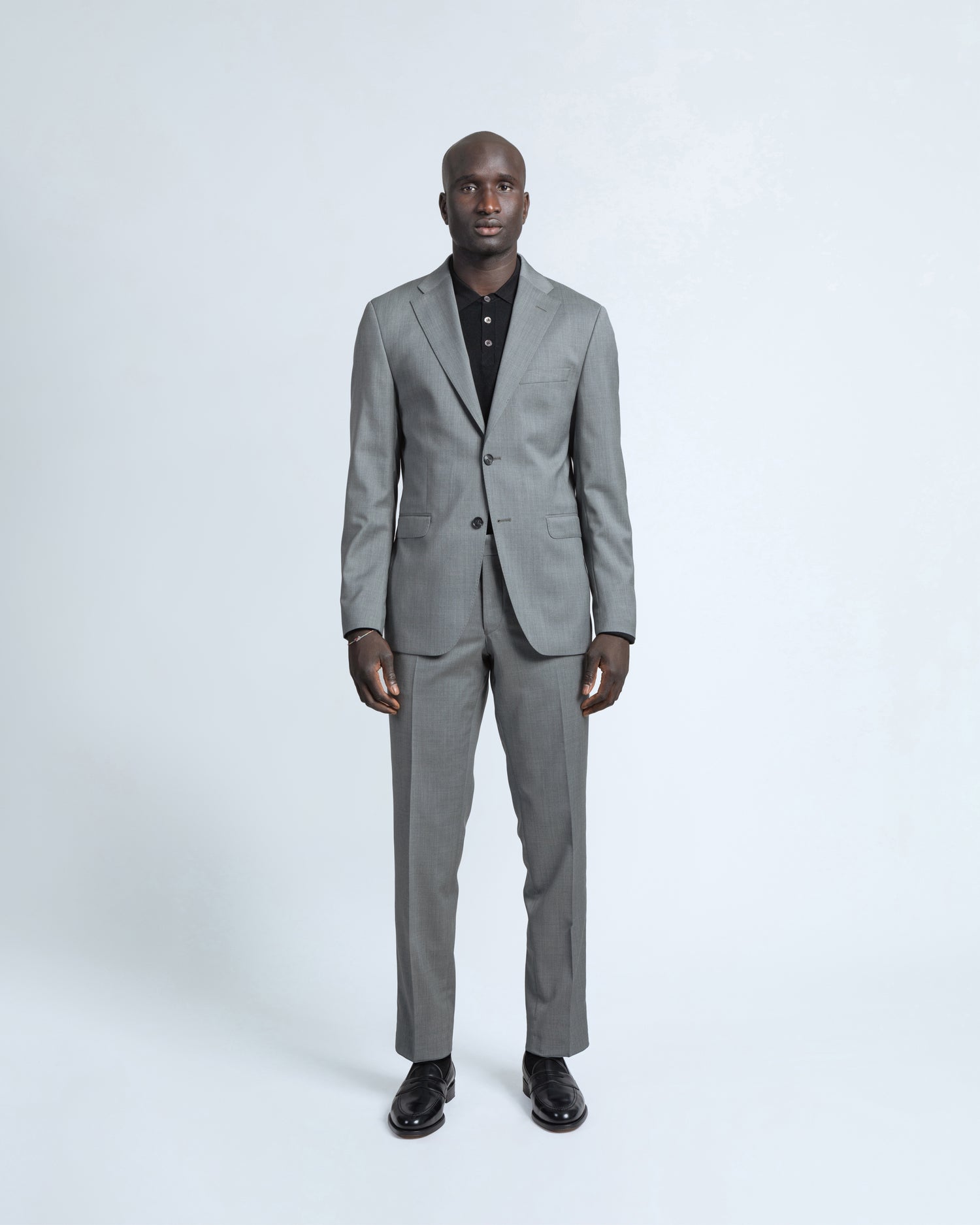 Premium Wool Suit in Grey (9413676826954)